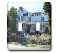 3dRose Lsp_6275_2 House of Flowers On Macki c Island Michigan Interrupteur à bascule à double bascule Multicolore