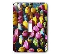 3dRose LSP_7944_2,5 cm Interrupteur à bascule simple flotteur, multicolore