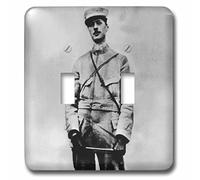 3dRose lsp_83046_2 Charles De Gaulle, homme d'État français, art historique Hi12 Pri0263 Prisma Interrupteur à bascule double