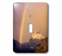 3dRose lsp_85331_1 Rainbow On Peak Solo, Los Glaciares, Patagonia Argentina Sa01 Ksu0044 Keren Su Interrupteur à bascule simple