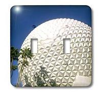 3dRose lsp_89025_2 Florida, Orlando. Epcot Center at Walt Disney World Us10 Bba0073 Bill Bachmann Interrupteur à bascule double
