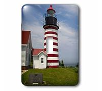 3drose LSP 90625 _ 1 West Quoddy Tête Phare Parc d'état, Maine Selle Us-20 Cha0034 Mandrin Haney pour interrupteur