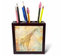 3dRose Ph_271175_1 Porte-stylo Motif girafe africaine 12,7 cm