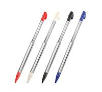 3DS XL Stylet rétractable en métal compatible avec Nintendo 3DS XL 4 en 1 Combo Touch Styli Pen Set Multicolore pour 3DS XL