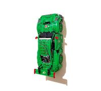 3Dudes & Dad Support mural compatible avec la voiture de course LEGO® Technic Porsche 911 GT3 R Rexy AO 42224 - Modèle parfait - Sûr et robuste - Installation facile avec fixations fournies