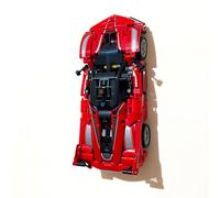 3Dudes & Dad Support mural compatible avec la voiture LEGO Technic Ferrari FXX K (42212) - Support d'affichage parfait - Sécurisé, robuste et peu encombrant - Installation facile avec fixations