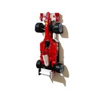 3Dudes & Dad Support mural compatible avec Lego Icons Ferrari F2004 - Crochet de rangement conçu sur mesure pour l'ensemble 11375 - Plastique imprimé 3D - Fourni avec fixations (sans support de