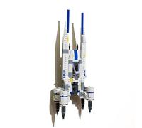 3Dudes & Dad Support mural compatible avec LEGO Star Wars Rebel U-Wing Starfighter (75399) - Support d'affichage parfait - Sécurisé, robuste et peu encombrant - Installation facile avec fixations