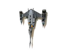 3Dudes & Dad Support mural compatible avec LEGO® Star Wars The Mandalorian Starfighter - Crochet de rangement conçu sur mesure pour l'ensemble 75325 - Plastique imprimé 3D - Fourni avec matériel de