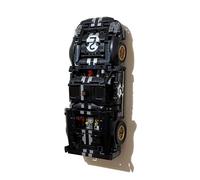 3Dudes & Dad Support mural compatible avec LEGO Technic 1966 Ford GT40 MKII (42223) - Modèle parfait - Sécurisé, robuste et peu encombrant - Installation facile avec fixations fournies