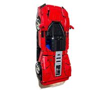 3Dudes & Dad Support mural compatible avec Lego® Technic Ferrari Daytona SP3 - Crochet de rangement conçu sur mesure pour l'ensemble 42143-3D en plastique imprimé - Livré avec matériel de montage