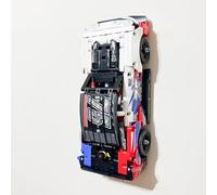 3Dudes & Dad Support mural compatible avec LEGO® Technic NASCAR Next Gen Camaro ZL1 - Crochet de rangement personnalisé pour ensemble 42153 - Plastique imprimé 3D - Fourni avec matériel de montage