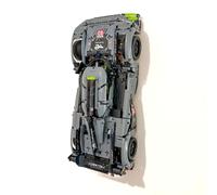 3Dudes & Dad Support mural compatible avec LEGO Technic Peugeot 9X8 Hypercar (set 42156) - Support d'écran parfaitement ajusté - Sécurisé, robuste et peu encombrant - Installation facile avec