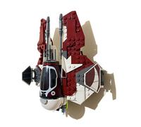 3Dudes & Dad Support mural compatible avec l'intercepteur Jedi Lego Star Wars Ahsoka - Crochet de rangement conçu sur mesure pour l'ensemble 75401 - Plastique imprimé 3D - Fourni avec matériel de