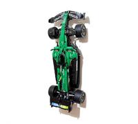 3Dudes & Dad Support mural compatible avec voiture LEGO® Technic Aston Martin AMR25 F1 (set 42240) - Support d'affichage parfait - Sécurisé, robuste et peu encombrant - Installation facile avec