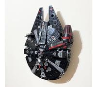 3Dudes & Dad Support mural Lego Star Wars Dark Falcon - Crochet de rangement 75389-3D en plastique imprimé - Matériel de montage inclus