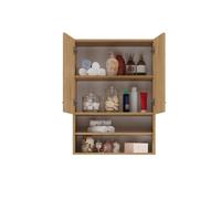 3E 3xE living.com Armoire de Salle de Bain pour Machine à Laver : D: p: 30 cm, l: 64 cm, h: 90 cm, Chêne Artisanal