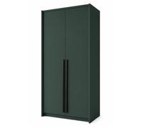 3E 3xE living.com Armoire-Penderie, Vert Bouteille, 105 x 217,2 x 65 cm