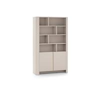 3E 3xE living.com Bibliothèque, Cachemire, 103 x 39 x 160 cm | Meuble Moderne aux Bords arrondis