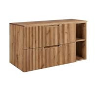 3E 3xE living.com Meuble de Salle de Bains, chêne Craft 80 (60 + 20) x 58,6 x 46 cm