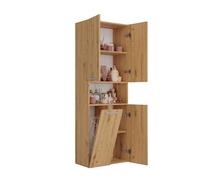 3E 3xE living.com Meuble Salle de Bain Artisan, P : 30 cm, H : 174 cm, L : 60 cm