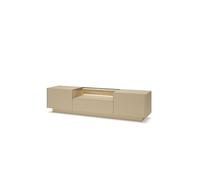 3E 3xE living.com Meuble TV, Cacao et chêne crémone, 176,4 x 43,4 x 39,5 cm