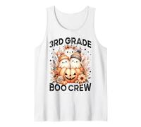 3e année Boo Crew Teacher Enfants Automne Halloween Fantôme Citrouille Débardeur
