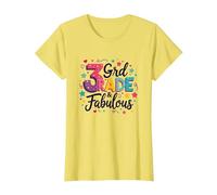 3e année et Fabuleuses étoiles colorées pour la rentrée Scolaire T-Shirt, Femme, Citron, S