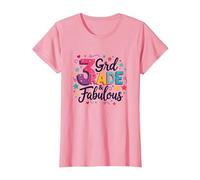 3e année et Fabuleuses étoiles colorées pour la rentrée Scolaire T-Shirt, Femme, Rose, L