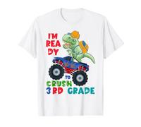 3e année pour garçons Premier Jour de troisième année Rentrée Scolaire T-Shirt Graphique avec Valeur, Homme, Blanc, M