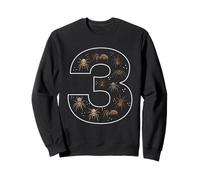 3e Anniversaire 3 Ans araignée garçons Filles Insectes Sweatshirt