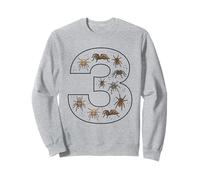 3e Anniversaire 3 Ans araignée garçons Filles Insectes Sweatshirt