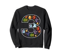 3e Anniversaire 3 Ans Dragon Garçons Filles Fantasy Sweatshirt