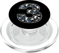 3e Anniversaire 3 Ans Requin garçon Fille Poisson PopSockets PopGrip pour MagSafe