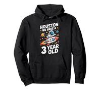 3e Anniversaire Houston We Have A 3 Year Old Astronaut Sweat à Capuche