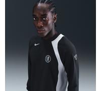 3e haut de foot à col ras-du-cou Nike Total 90 Chelsea FC pour homme Noir/Field Silver/Field Silver L