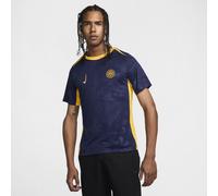 3e haut de foot d'avant-match Nike Dri-FIT Inter Milan Academy Pro pour homme Blackened Blue/University Gold/Lyon Blue S