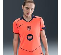 Nike Barcelona Third Shirt 2025 2026 Womens Orange/Bleu 16 (XL) Female