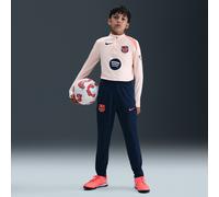 3e pantalon de foot en maille Nike Dri-FIT Total 90 FC Barcelona Strike pour ado Midnight Navy/Bright Mango/Bright Mango XS