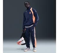 3e pantalon de survêtement tissé Nike Football Total 90 FC Barcelona pour homme Midnight Navy/Bright Mango/Bright Mango L