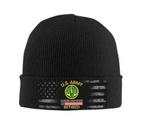 3E Régiment De Cavalerie Blindée des États-Unis (Retraité) Unisex Watch Cap Respirant Bonnet De Trawler Doux Bonnets Tricoté pour Casque Moto Sport Le Quotidien