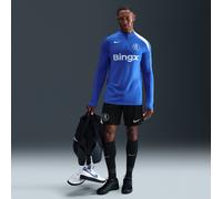 3e short de foot en maille Nike Dri-FIT Total 90 Chelsea FC Strike pour homme Noir/Field Silver/Field Silver L