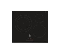 3EB865FR - Table de cuisson à induction - 3 plaques de cuisson - Niche - largeur : 56 cm - profondeur : 49 cm - avec bord avant avec facettes - noir