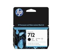 Hp 712 - noir - original - designjet - cartouche d'encre