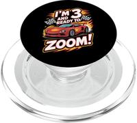 3ème Anniversaire Cool 3 Years Old Boy Car PopSockets PopGrip pour MagSafe
