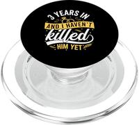 3ème Anniversaire de Mariage pour sa Femme, 3 Ans d'anniversaire de Mariage PopSockets PopGrip pour MagSafe