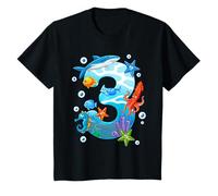 3ème Anniversaire océan Animaux Marins 3 Ans Anniversaire T-Shirt