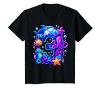 3ème Anniversaire océan Animaux Marins 3 Ans Anniversaire T-Shirt