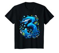 3ème Anniversaire océan Animaux Marins 3 Ans Anniversaire T-Shirt