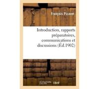 3ème congrès internantionnal d'enseignement supérieur. Introduction, rapports préparatoires - Picavet ? - Hachette Bnf - broché - Livre